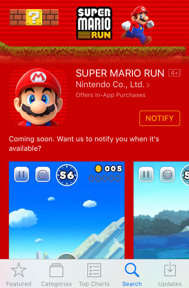 Super Mario Run - Disponible pronto para iOS 10