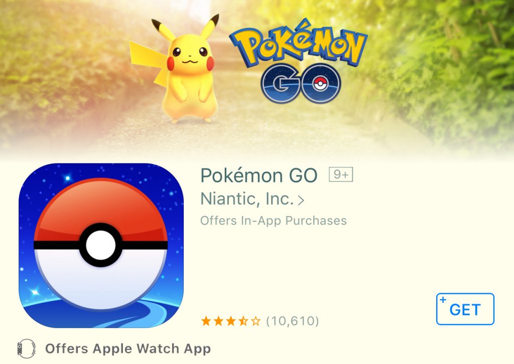 La versión Apple Watch de Pokémon GO aún no ha salido... 