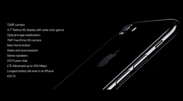 Características del iPhone 7