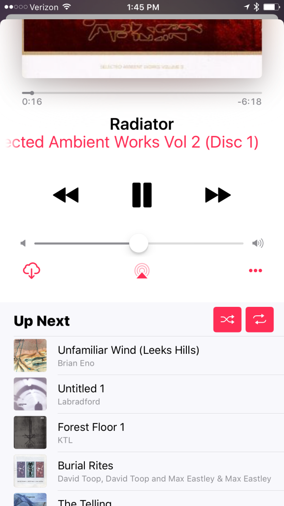 Música para iOS 10 - Reproducir ahora y más adelante