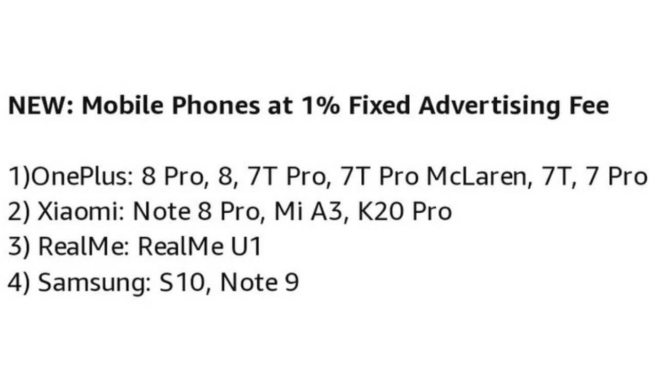 OnePlus 8 y 8 Pro mencionados en Amazon