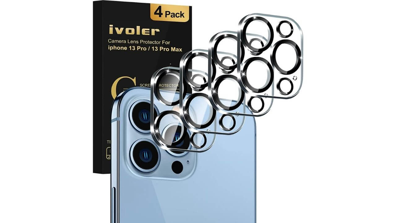 Protector de lente de cámara iVoler iPhone 13 Pro Max (elección económica)