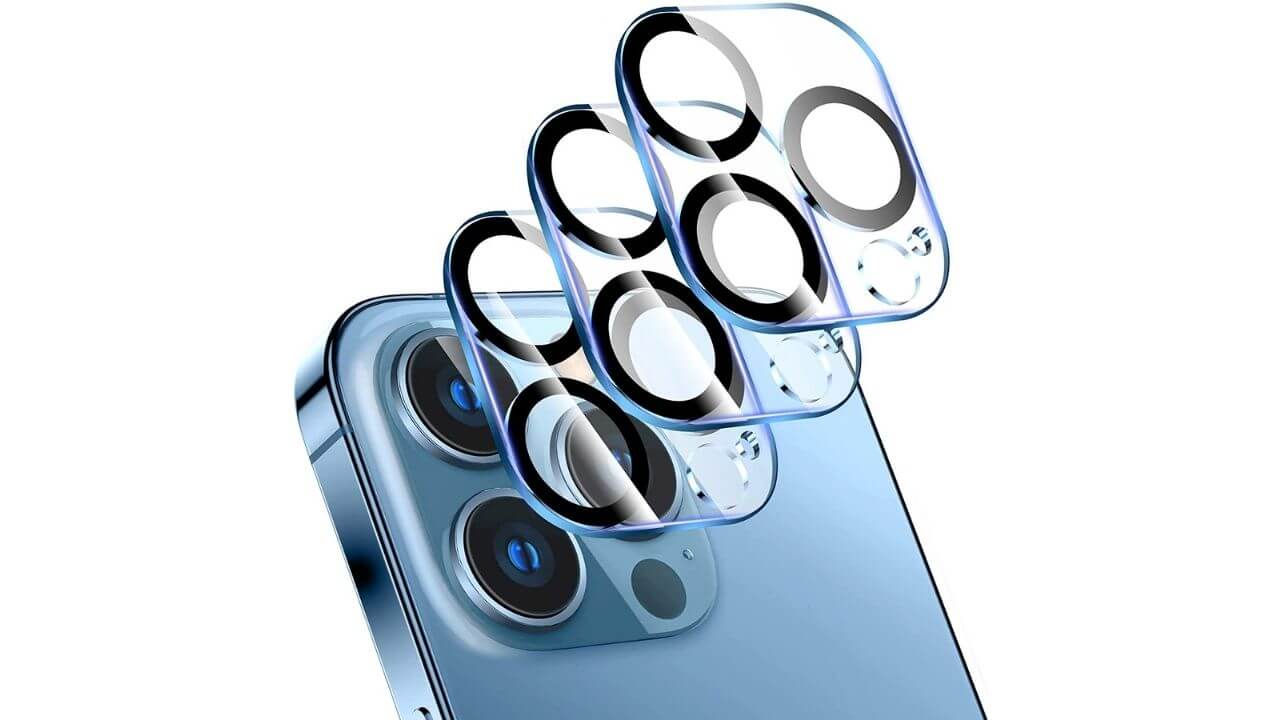 Protector de lente de cámara transparente LK para iPhone 13 Pro Max