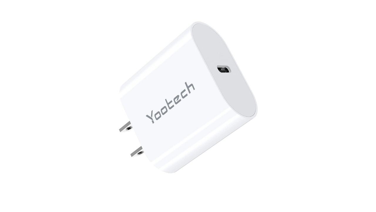Cargador de pared Yootech 20W USB-C (más asequible)