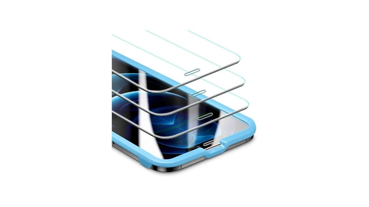 Cristal Templado ESR para iPhone 12 (Pack de 3)