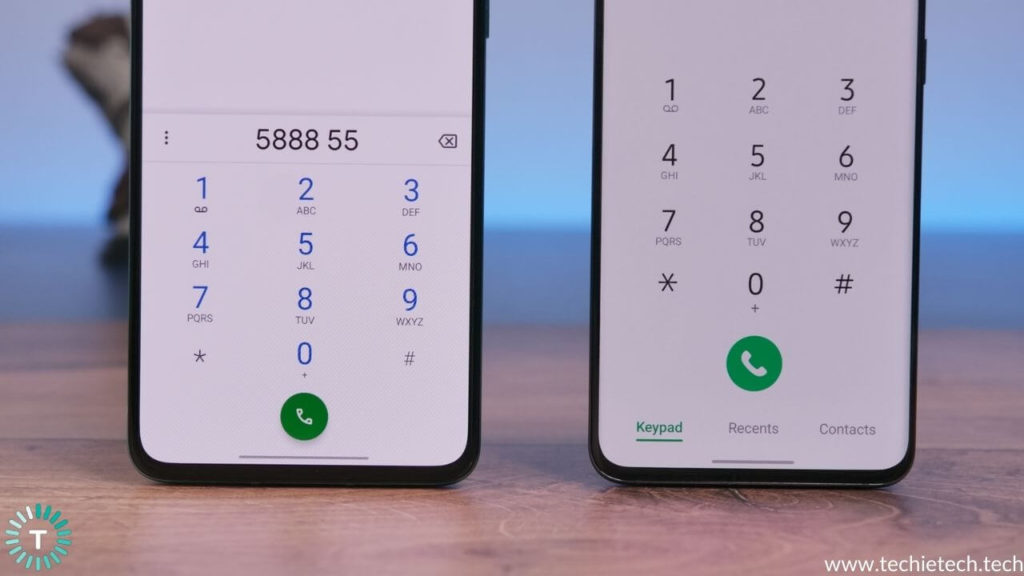 OnePlus 8T vs Galaxy S20 Calidad de llamada telefónica