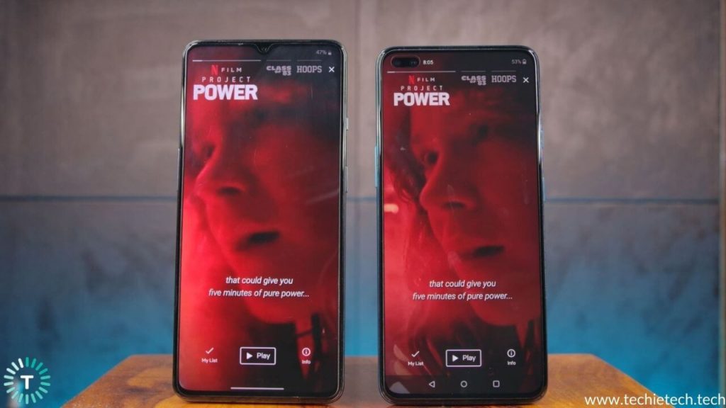 Revisión de pantalla de OnePlus Nord y OnePlus 7T