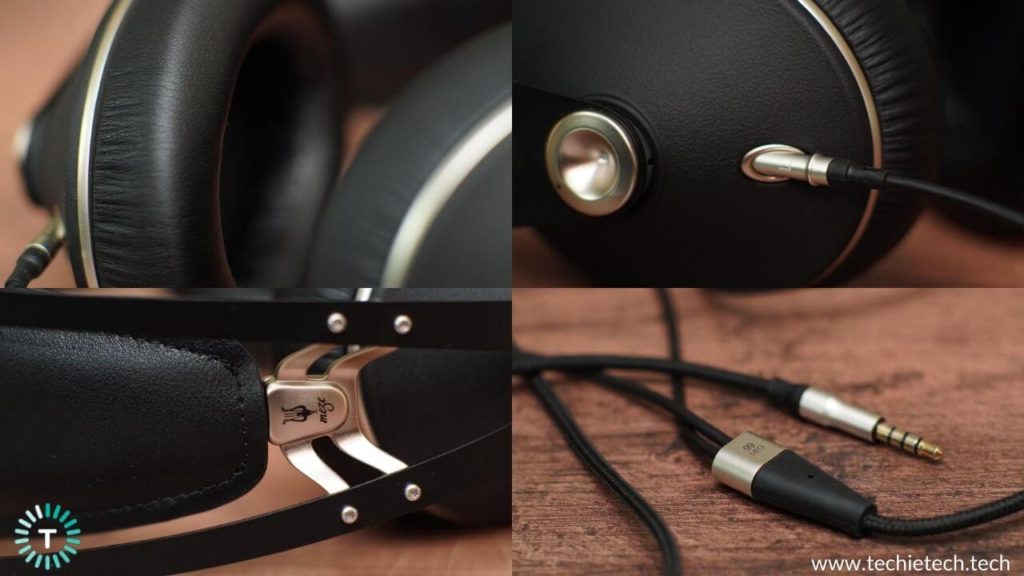 Auriculares con diseño minimalista y cables trenzados de Kevlar con micrófono - Meze Audio Neo 99