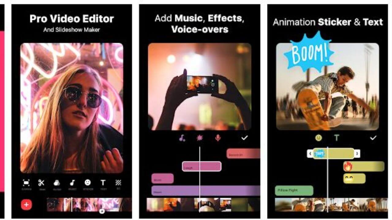 Aplicación de edición de video InShot para Android