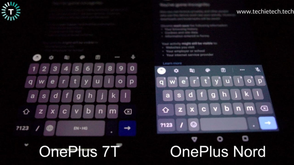 Problema de tintado verde y púrpura inconsistente en OnePlus Nord
