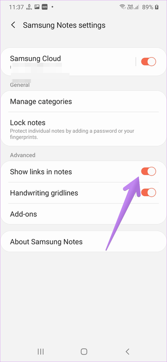 Consejos y trucos de la aplicación Samsung Notes 31