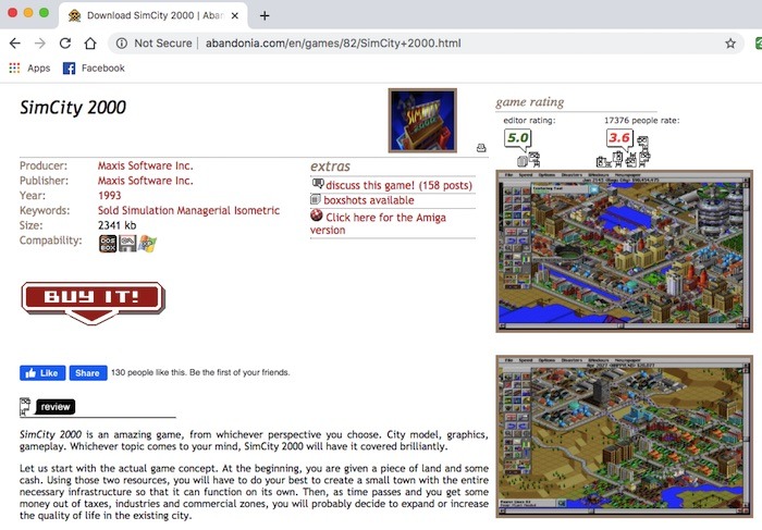 El sitio web de Abandonia tiene una gran colección de juegos de DOS que puedes descargar gratis.