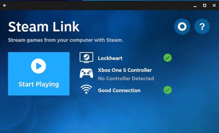 Steam y Steam Link en Chromebook Steam Link Paso 5