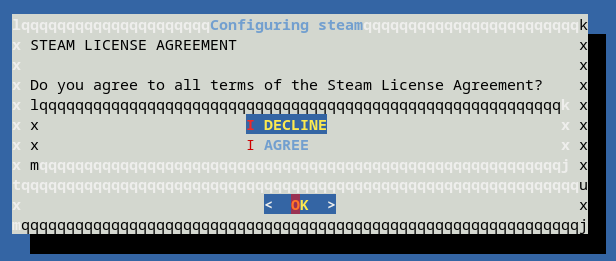 Aceptar el acuerdo de Steam de Chrome