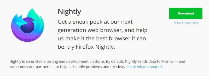 Http3 Firefox todas las noches