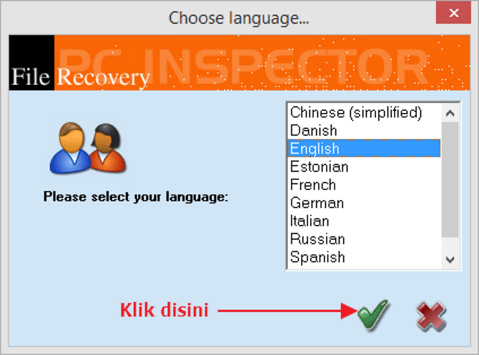 elegir configuración de idioma