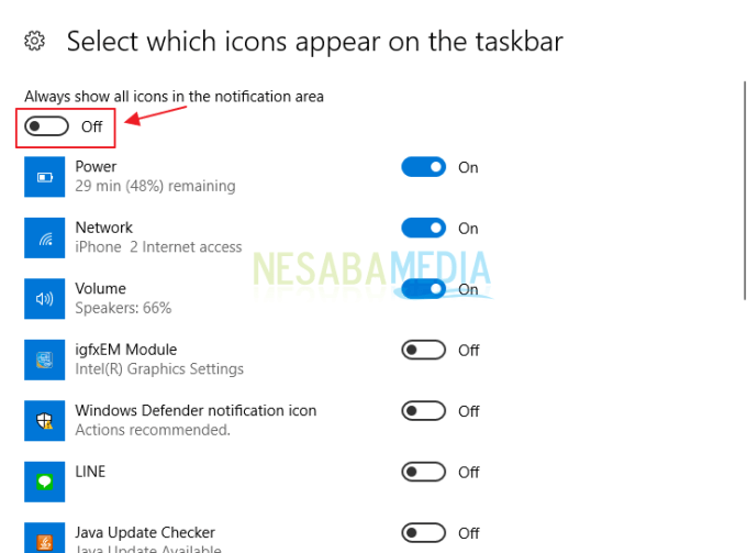 Cómo desactivar las notificaciones en Windows 10