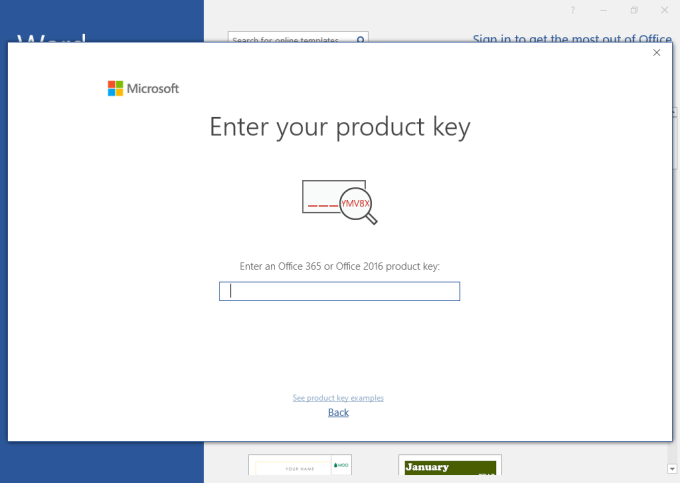 Cómo quitar la clave de producto de Microsoft Office 2016