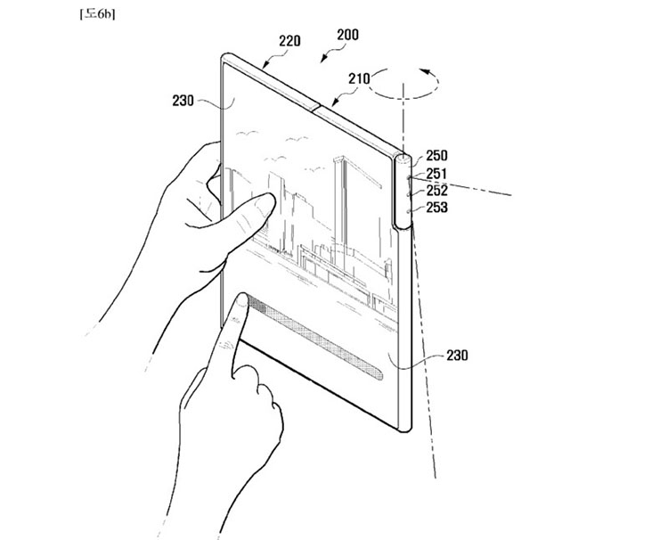 Patente del sensor Samsung