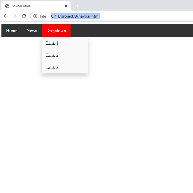 Cómo crear una barra de navegación HTML y CSS simple