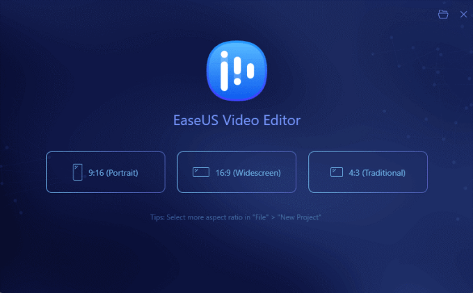 EaseUS Video Editor 1