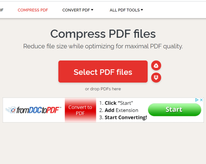 reducir el tamaño del archivo PDF