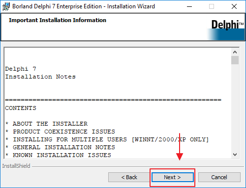 Cómo instalar Delphi 7 en Windows 10