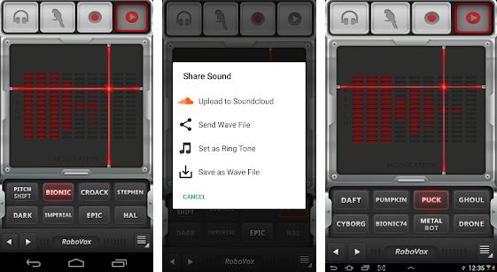 Cambiador de voz - Aplicación de cambiador de voz para Android