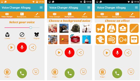 Aplicación de cambiador de voz para Android