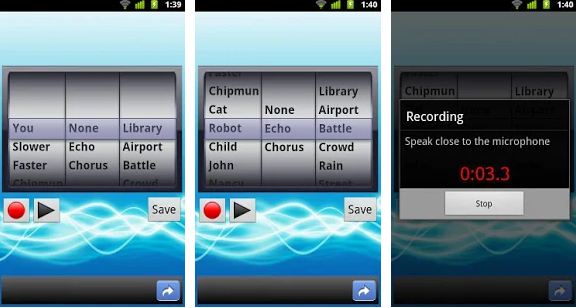 Últimas aplicaciones de cambiador de voz para Android