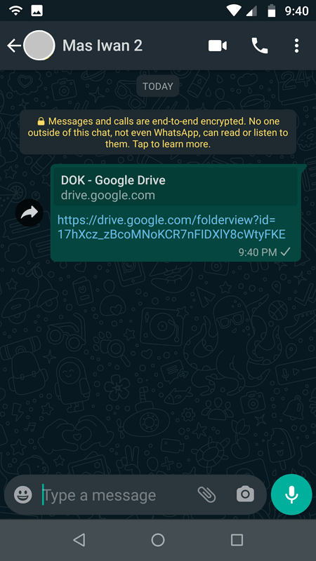 Compartir archivos en Google Drive Android 5