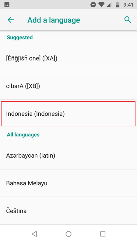 Cambiar el idioma del aula a indonesio 7