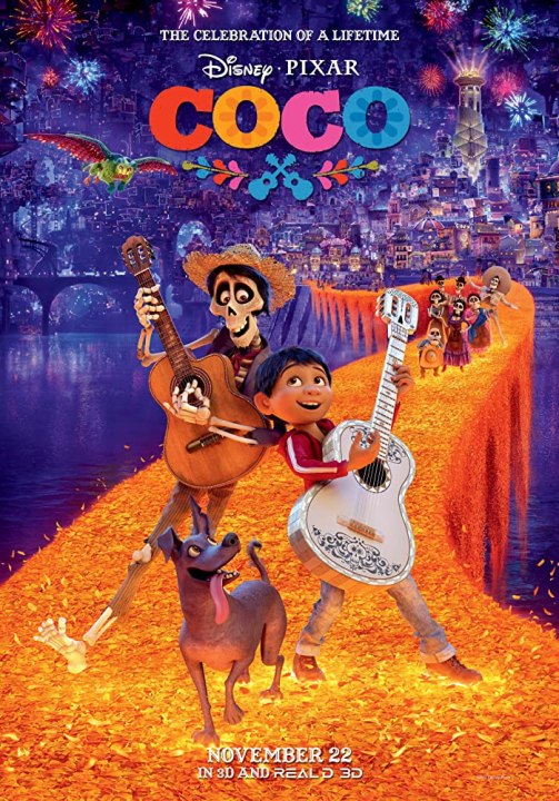 Coco (2017) es la Mejor Película de Dibujos Animados