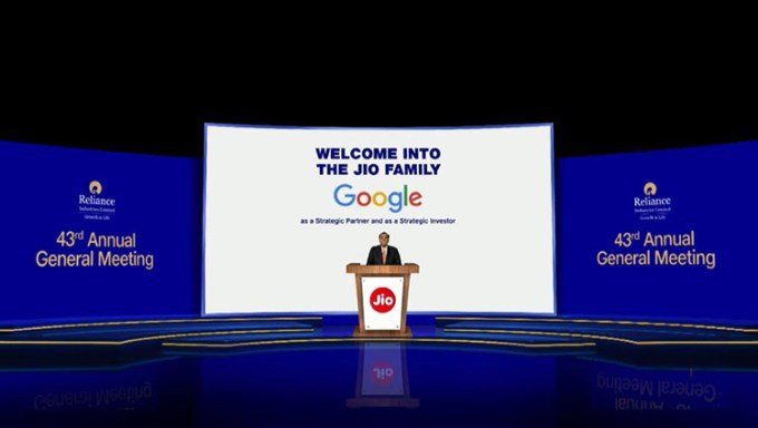 Colaboración entre Jio y Google