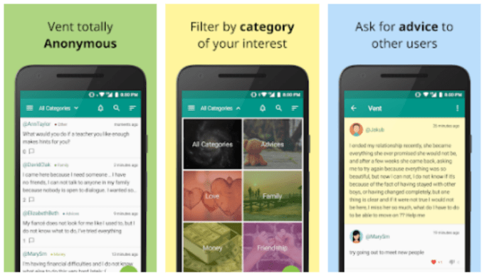 Aplicaciones para Android Chat con Friend Shoulder