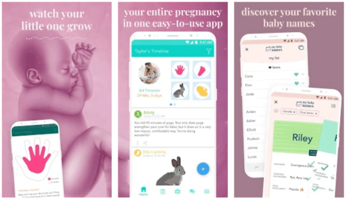 Aplicaciones de Android para mujeres embarazadas gratis.
