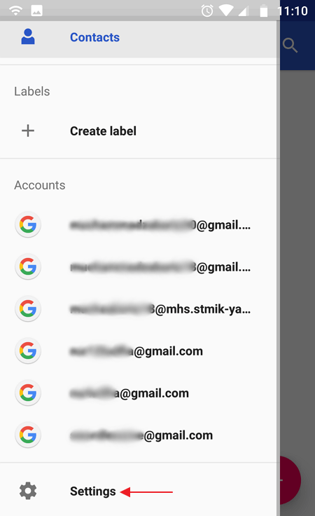 como mover contactos a xiaomi gmail