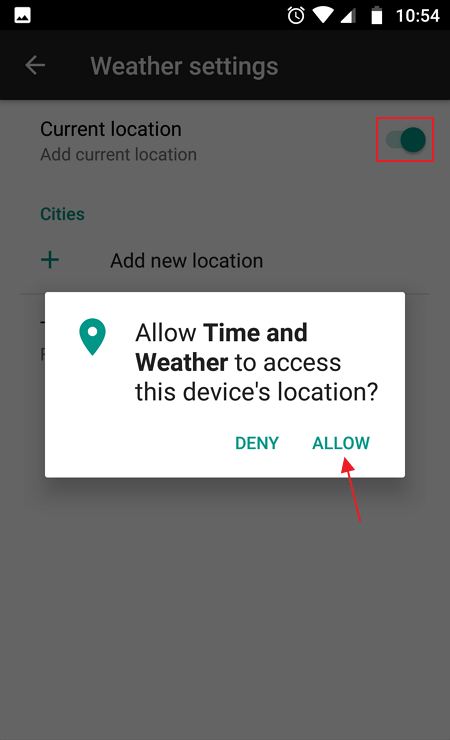 Cómo mostrar el clima en la pantalla de inicio de un teléfono Android