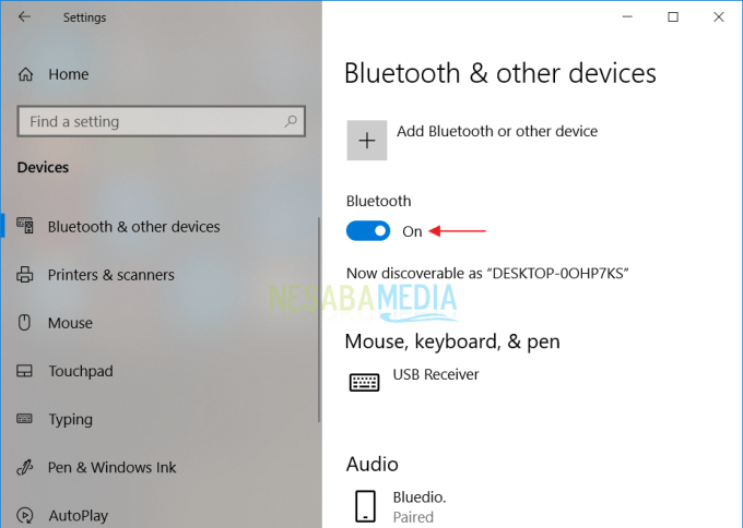 Mostrar u ocultar el icono de Bluetooth 2