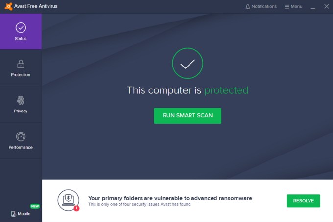 Avast Free Antivirus - Aplicación antivirus para PC/portátil