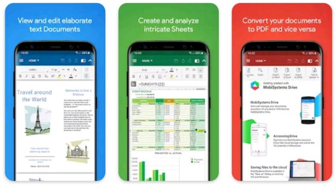 Aplicaciones para presentaciones de Android que no sean Powerpoint - OfficeSuite