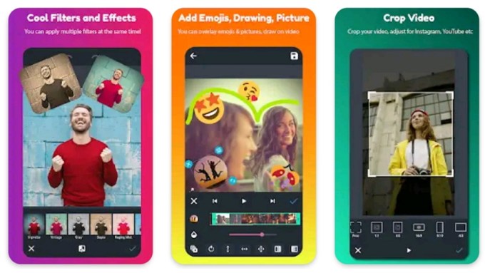 Aplicación de fusión de videos para Android - AndroVid