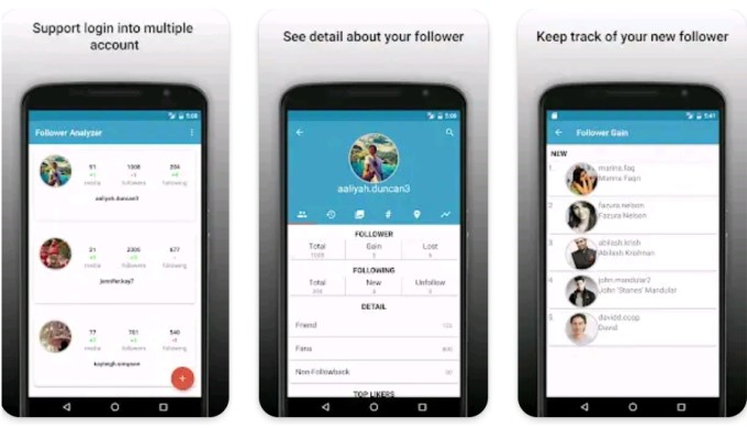 Aplicación de soporte de Instagram para Android