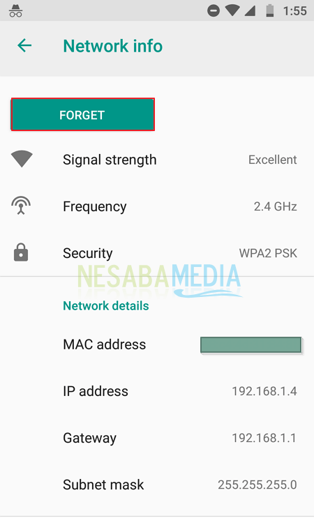 WiFi conectado pero no puedo acceder a Internet Android 3