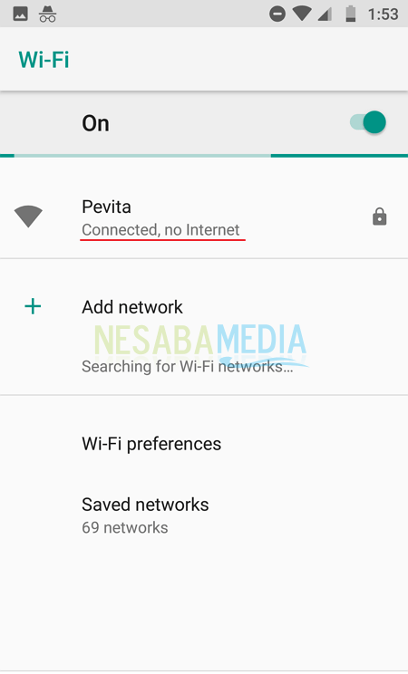 WiFi conectado pero no puedo acceder a Internet Android 2