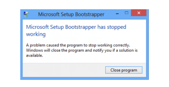 Cómo superar la instalación de Microsoft Office Bootstrapper ha dejado de funcionar