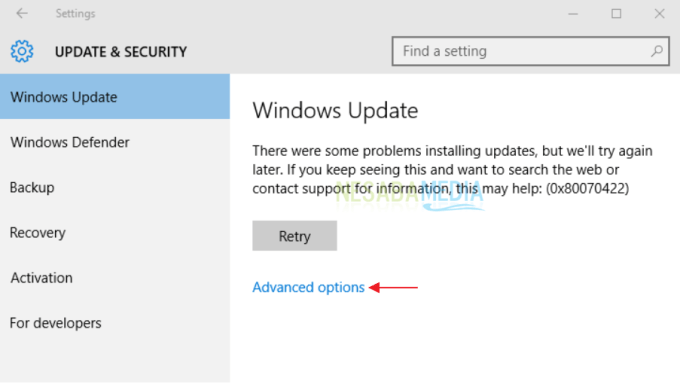 cómo solucionar el error de actualización de Windows 80072efd