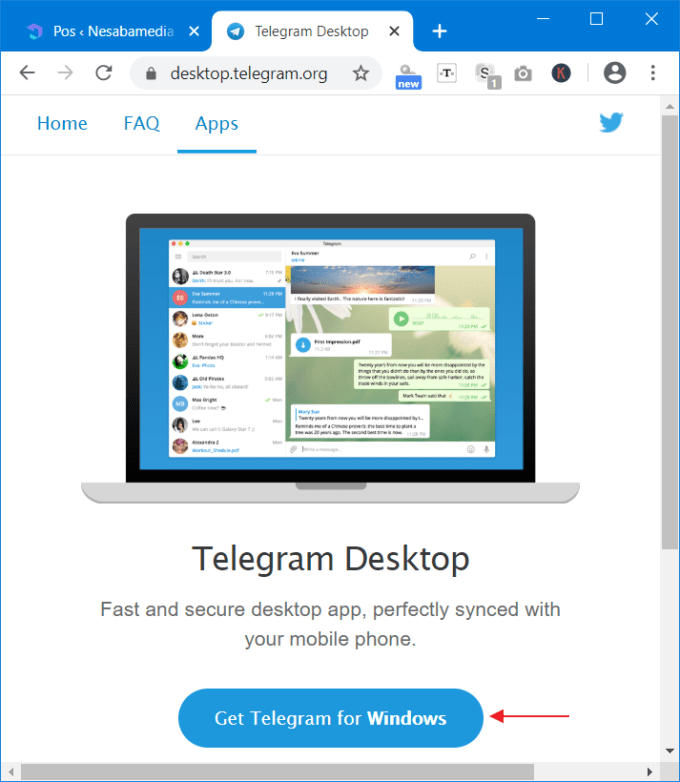 Cómo hacer una copia de seguridad de Chat Telegram Nesaba Media 0