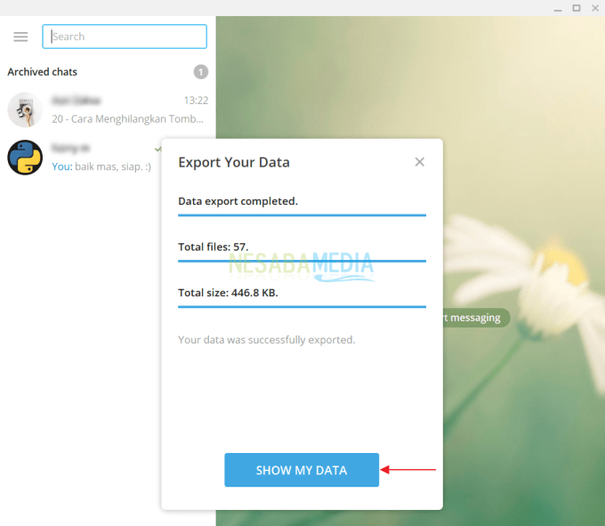 Cómo hacer una copia de seguridad del chat Telegram Nesaba Media 6
