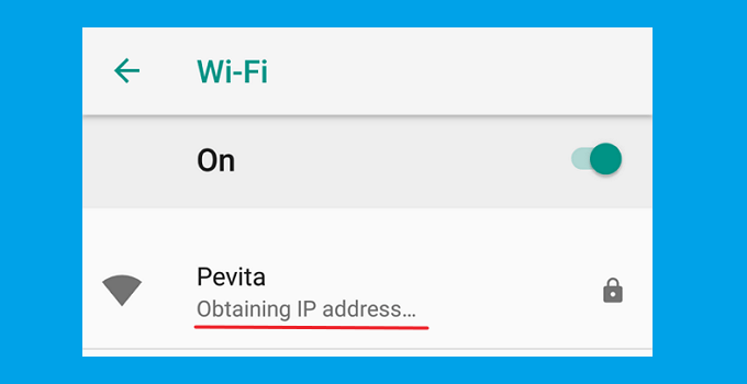 Cómo superar la obtención de la dirección IP WiFi